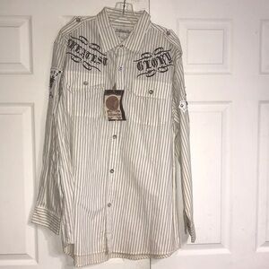 NWT Men’s Embellished Shirt